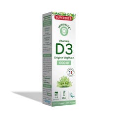 Superdiet Vitamin D3 Spray Plant Origin 20ml