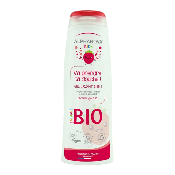 Princess Organic Shampoo 250ml A La Fraise Bio Alphanova