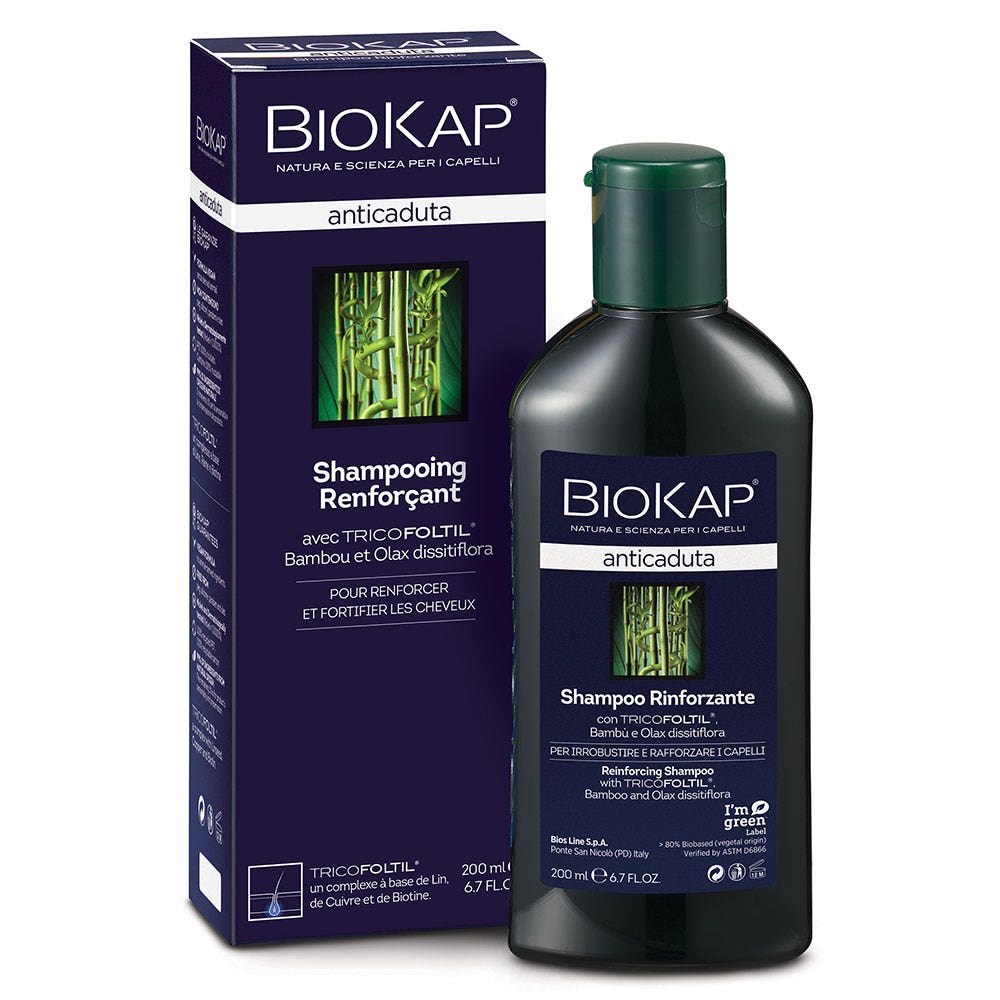 Biokap Anticaduta Anti-Hair Loss Strengthening Shampoo 200ml