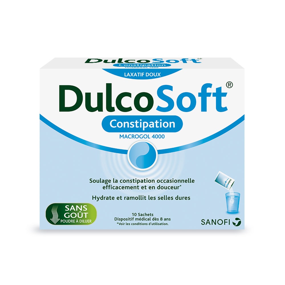 Dulcosoft Gentle relief from constipation With Macrogol 4000 10 Sachets of 10g