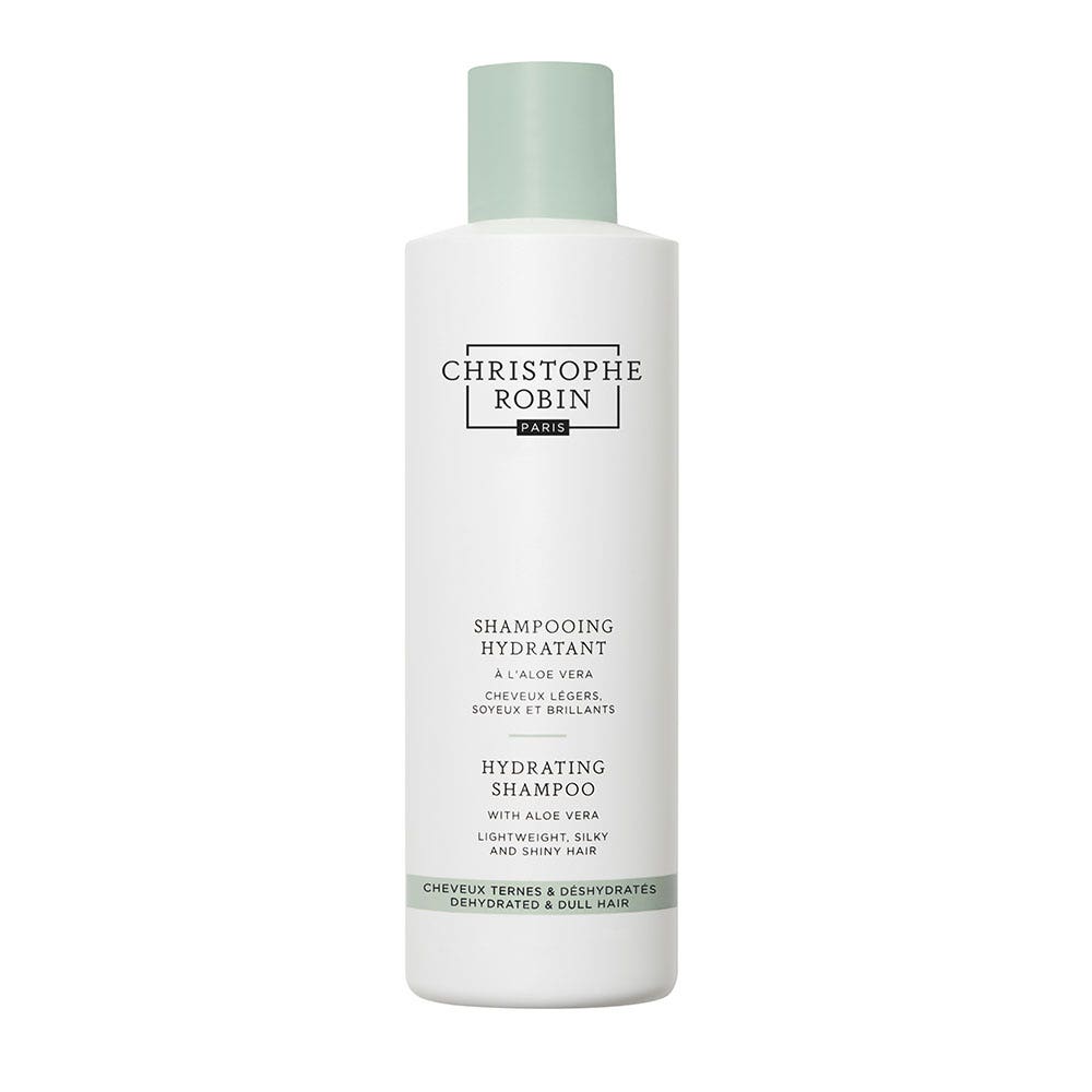 Christophe Robin Hydrating Ritual Hydrating Shampoo with Aloe Vera Light, Silky and Shiny Hair 250ml