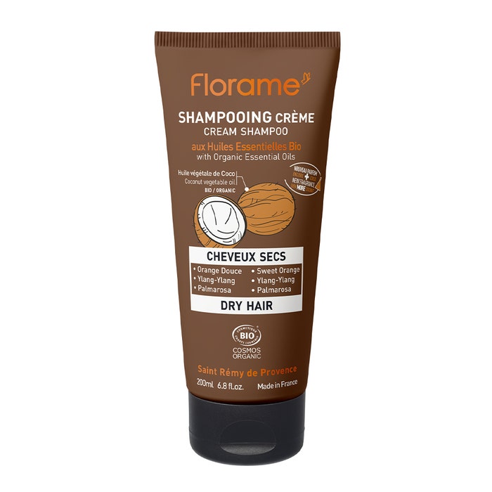 Cream Shampoo 200ml Cheveux Secs With Bioes Essential Oils Florame