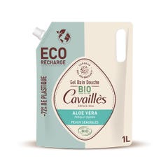 Rogé Cavaillès Eco Refill Aloe Vera Organic Bath and Shower Gel Sensitive skin 1L