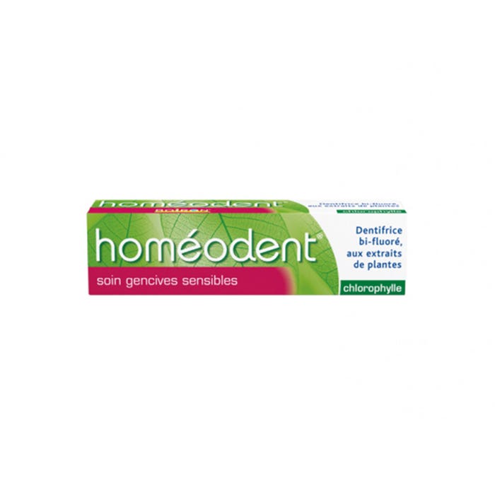 Toothpaste Care Sensitive Gums Chlorophyll Homeodent 75ml- Boiron ...