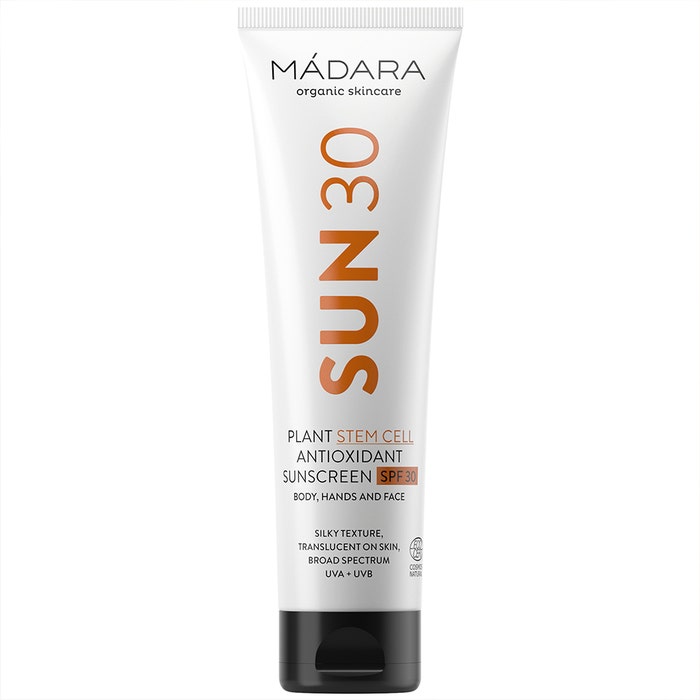 MÁDARA organic skincare Sun 30 Plant Stem Cell Suncare Protection SPF30 Certified Natural 100ml