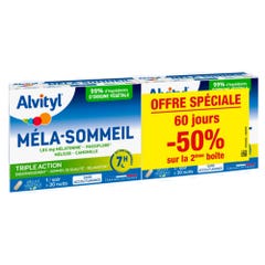 Alvityl Mela-Sleep 2x30 vegetarian capsules