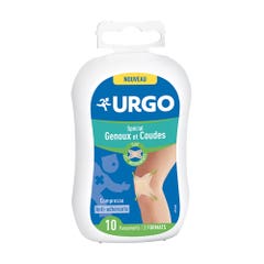 Urgo Special Knee and Elbow Plasters 2 sizes x10