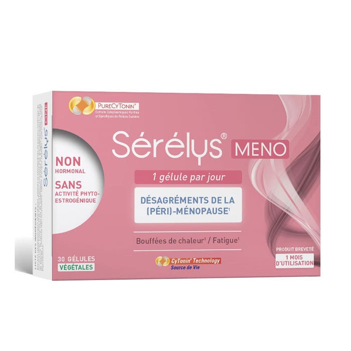 Perimenopause concerns 30 tablets Désagréments de la Menopause Serelys Pharma