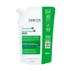 Vichy Dercos Eco-Refill Anti-Dandruff Shampoo Normal To Oily Hair 500ml
