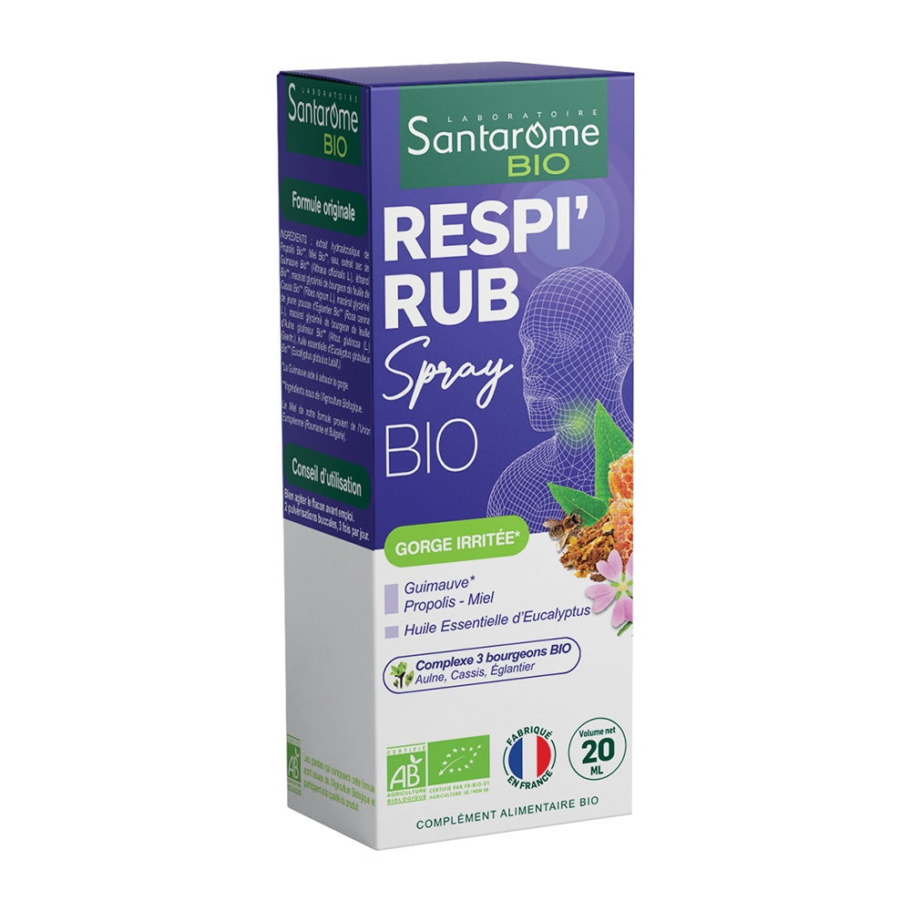Santarome Respi'rub Spray Bioes Nose and Throat 20ml - Easypara