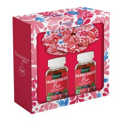Santarome Sublime Hair + Chouchou Giftboxes Raspberry flavour 2x60 Gummies