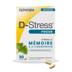 Synergia D-Stress Focus Memory 30 tablets