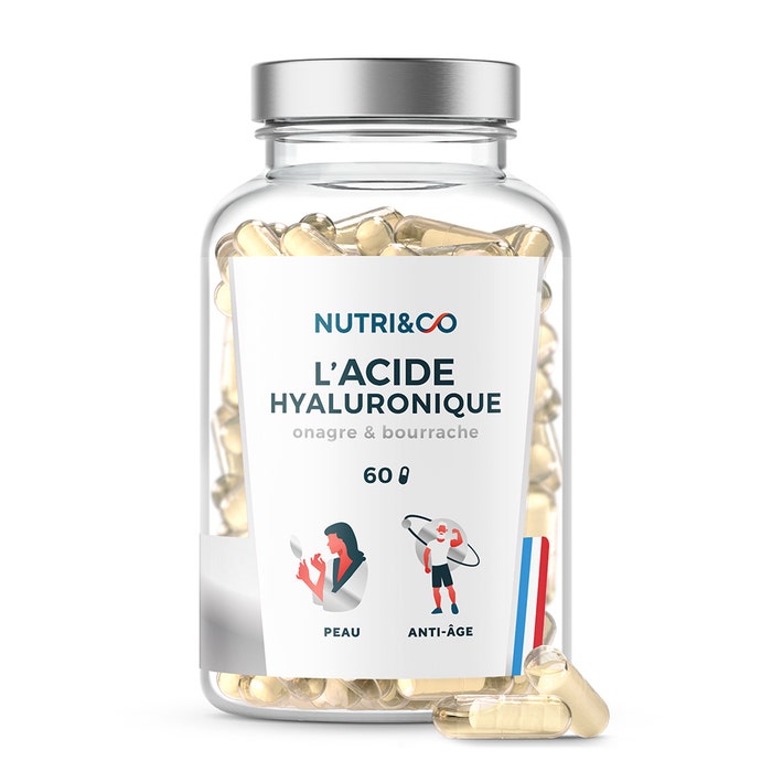Hyaluronic Acid for Skin and Anti-Aging 60 capsules NUTRI&CO