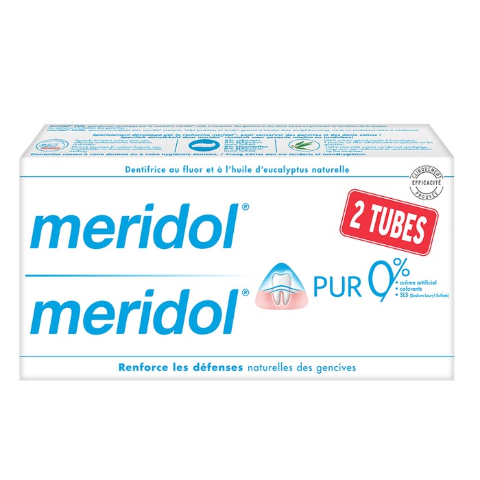 Meridol Toothpaste Pur Healthy Gums Pur 2x75ml