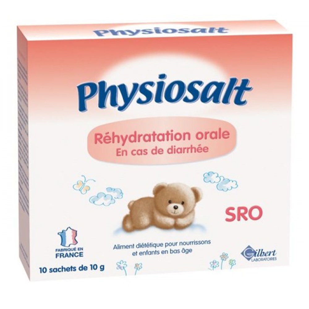 Gilbert Physiosalt Solution for Oral Rehydration 0 - 36 months 10 Sachets x 10g