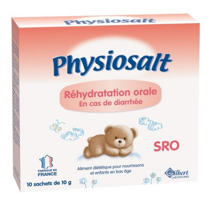 Physiosalt Solution for Oral Rehydration 10 Sachets x 10g 0 - 36 months Gilbert