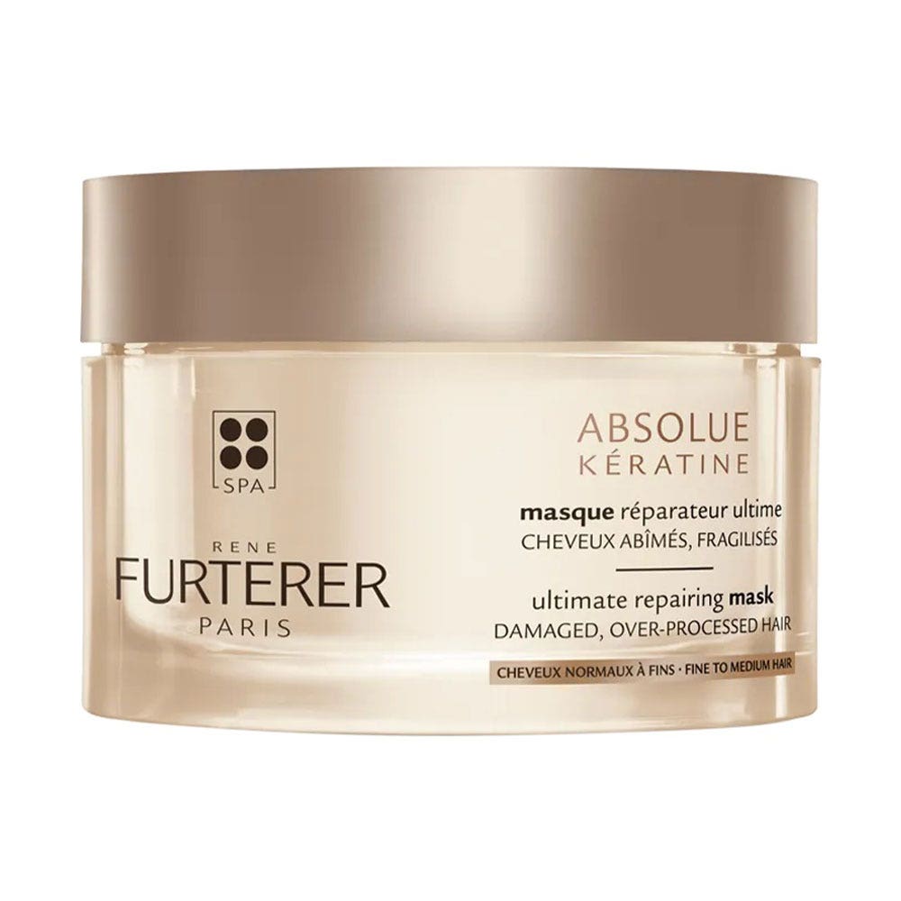 René Furterer Absolue Keratine Ultimate Repair Mask for Normal to Thin Hair Cheveux abimés, fragilisés, normaux à fins 200ml