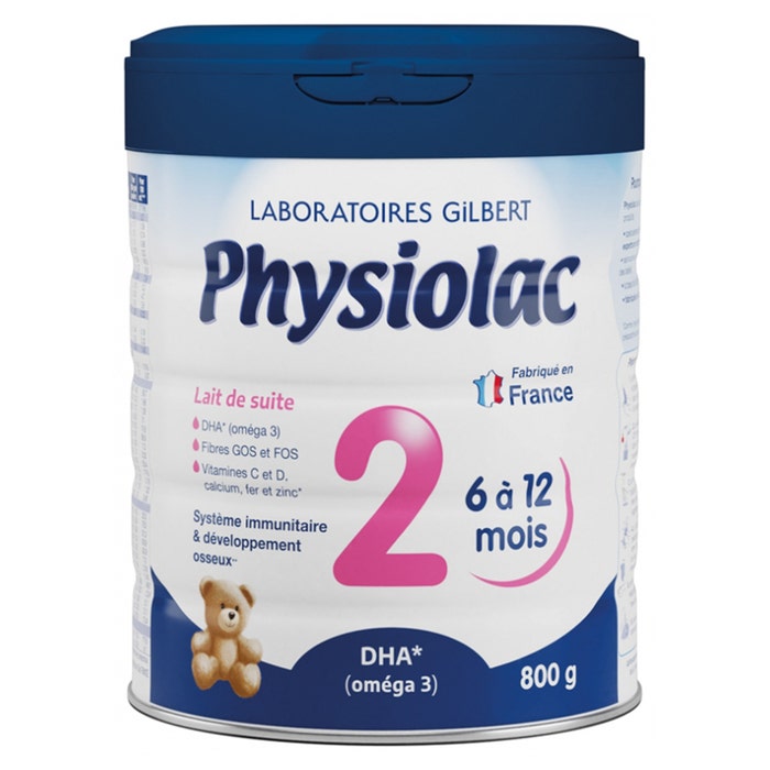 Physiolac 2 Milk Powder From 6 to 12 months 800g