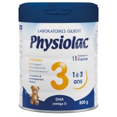 Physiolac 3 Milk Powder From 1 to 3 years 800g
