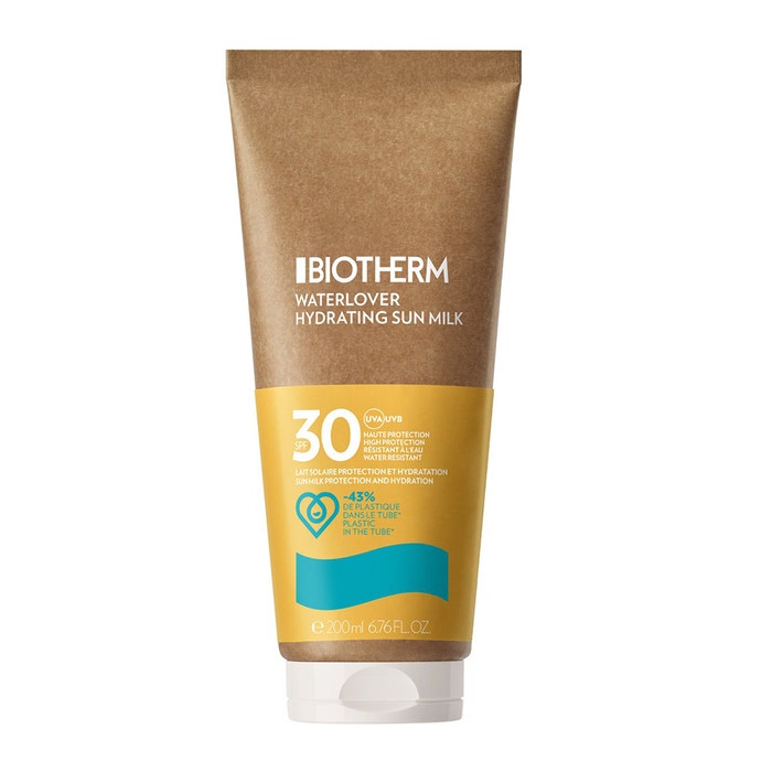 SPF30 Eco-friendly Sun Milk 200ml WaterLover Sunscreen Face & Body Biotherm
