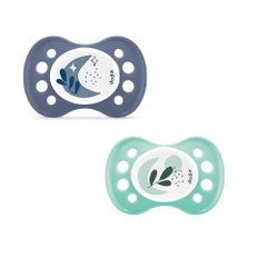Dodie Phosphorescent Physiological Silicone Pacifier 0-6 Months 0-6 Mois x1
