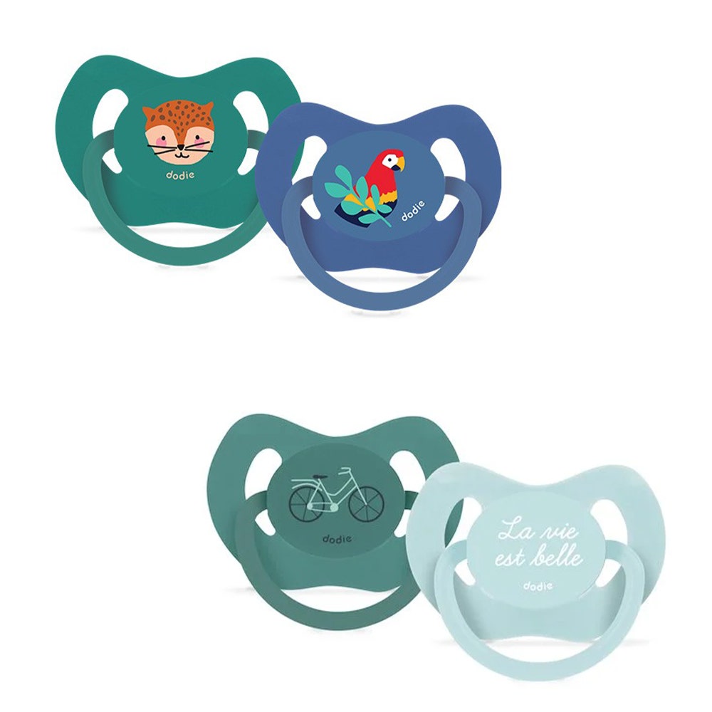 Dodie Physiological Silicone soothers 18 Months and Plus x2