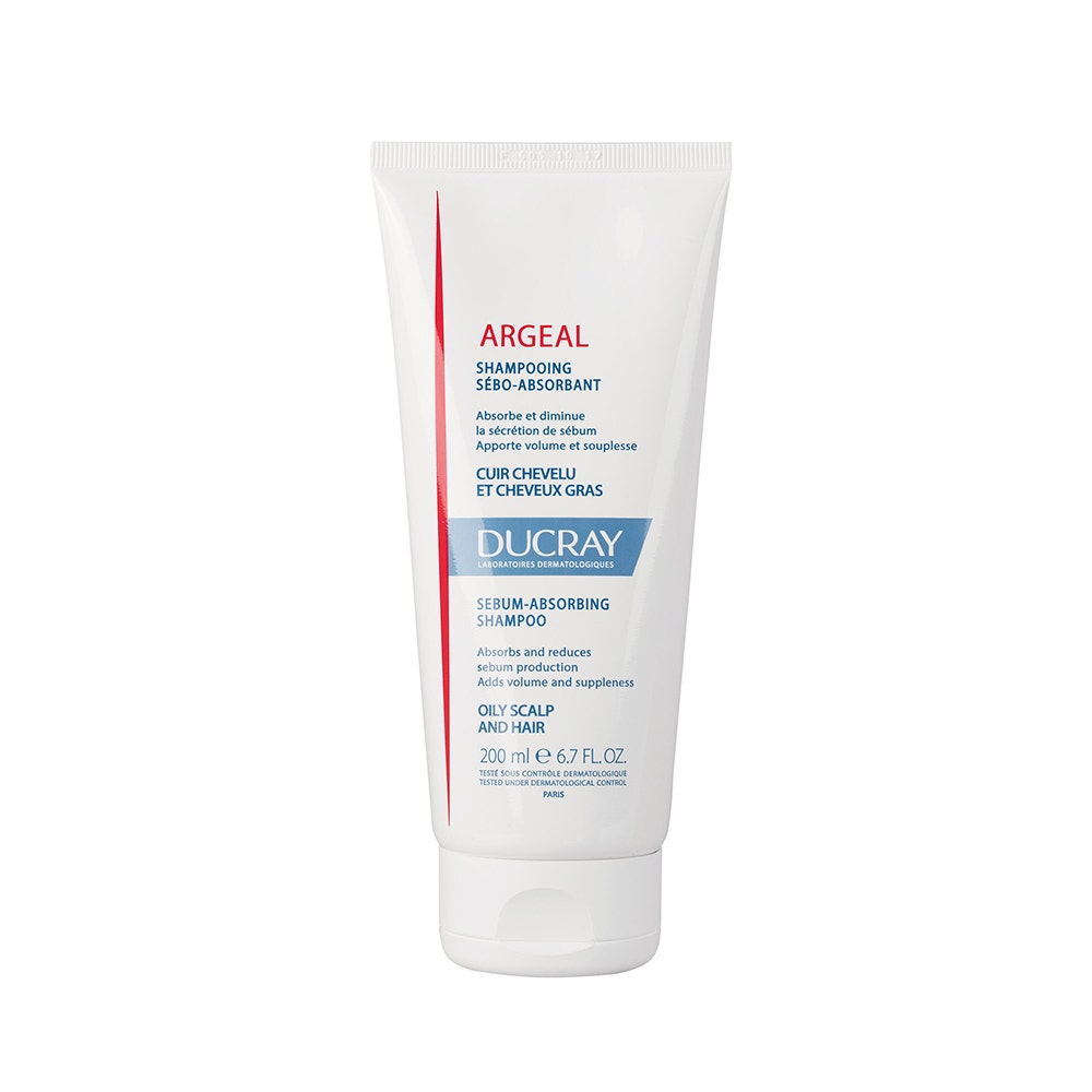Ducray Argeal Sebum Absorbing Shampoo Oily Scalp And Hair 200ml