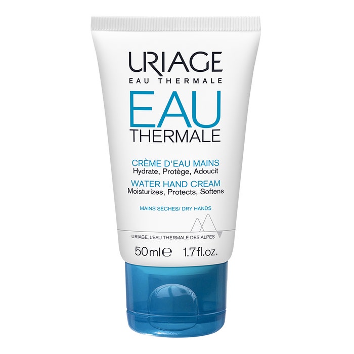 Uriage Creme D'eau Water Hand Cream Dry Hands 50ml Eau thermale et Hydratation Uriage