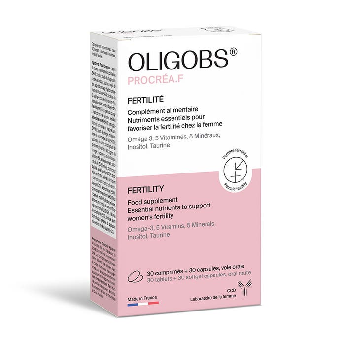 Ccd Oligobs Fertilité Procrea F 30 Gelules + 30 Capsules
