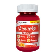 Forté Pharma Vitalité 4G Energising Natural boost From 12 years 60 chewing gums