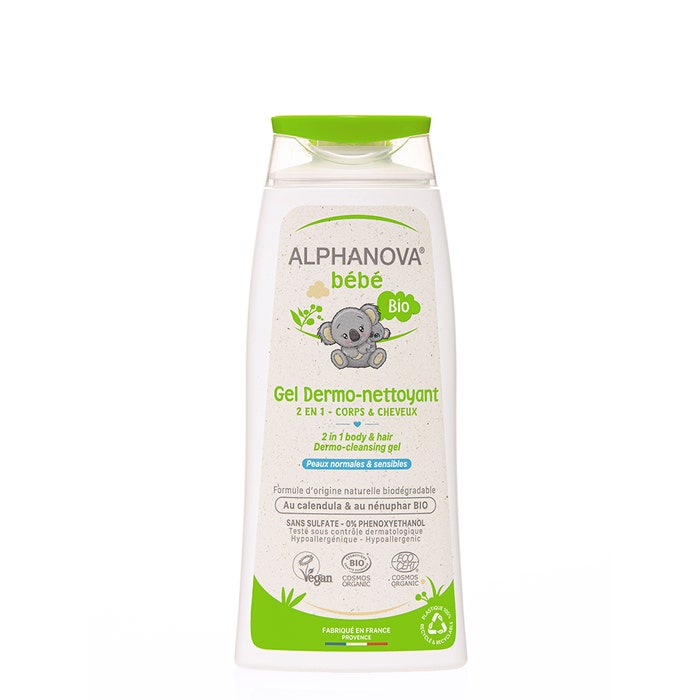 Bebe Dermo-cleansing Organic Hair And Body Wash 200ml Alphanova