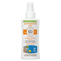 Alphanova Organic Sun Spray SPF50 Travel Size 90g