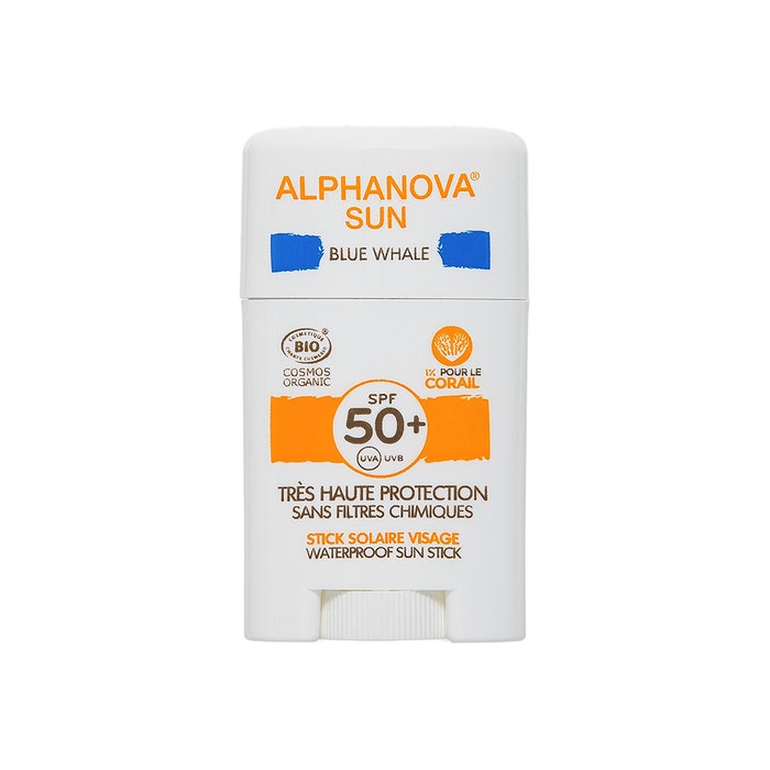 Blue Whale Organic SPF50+ Facial Sunscreen 12g Alphanova