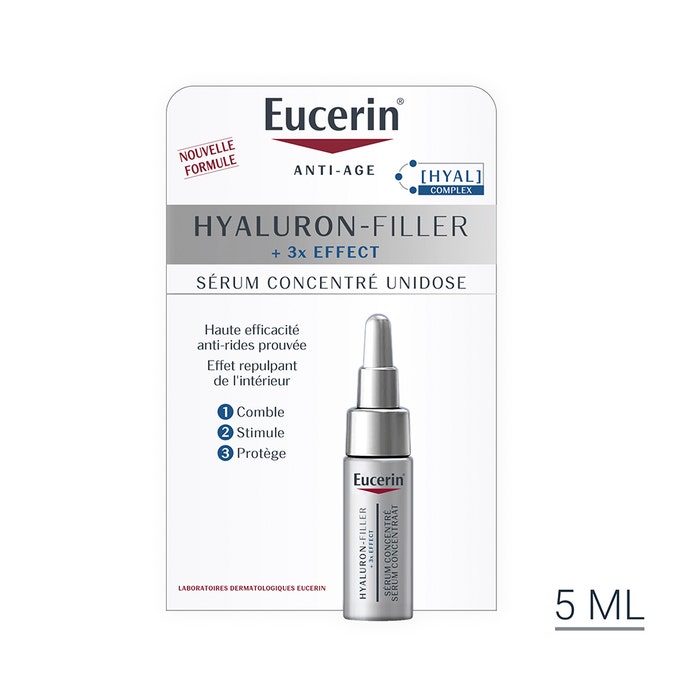 Eucerin Hyaluron-Filler + 3x Effect Anti-Aging Serum Concentrate Unidose 5ml