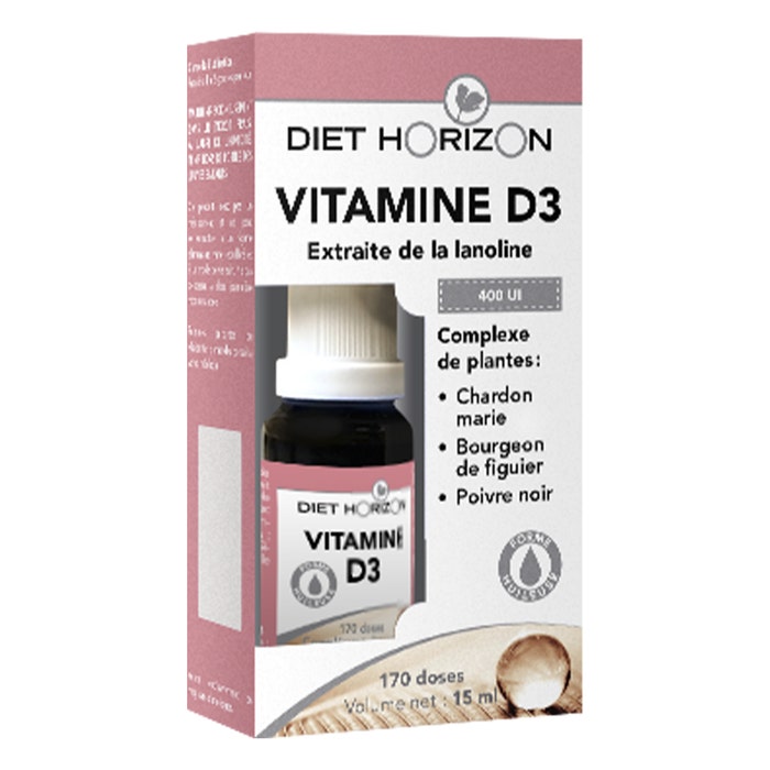 Vitamin D3 170 Doses Diet Horizon