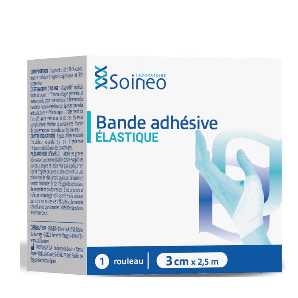 Soineo STRAP Elastic adhesive strip 2.5mx3cm