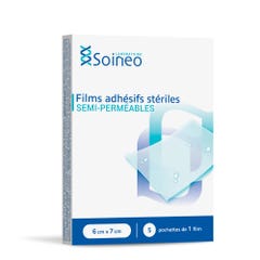 Soineo Sterile polyurethane adhesive films 6cmx7cm x5