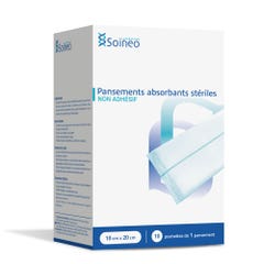 Soineo ABSORBENT PLASTERS 10x20cm x10