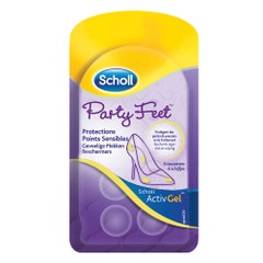 Scholl Party Feet Activgel Sensitive Spot Protection 6 pads