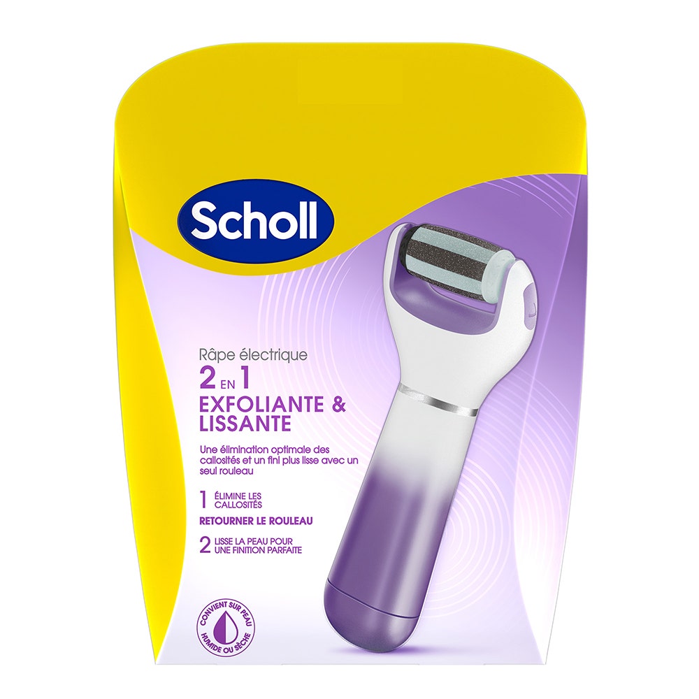 Scholl Velvet Smooth Express Pedi Rose Electric Grater