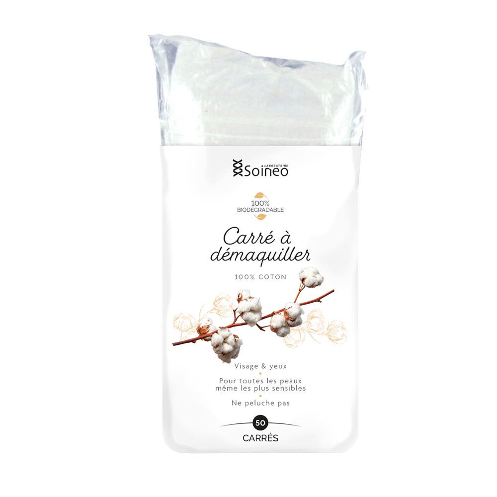 Soineo CARRES TO REMOVE MAKE-UP x50