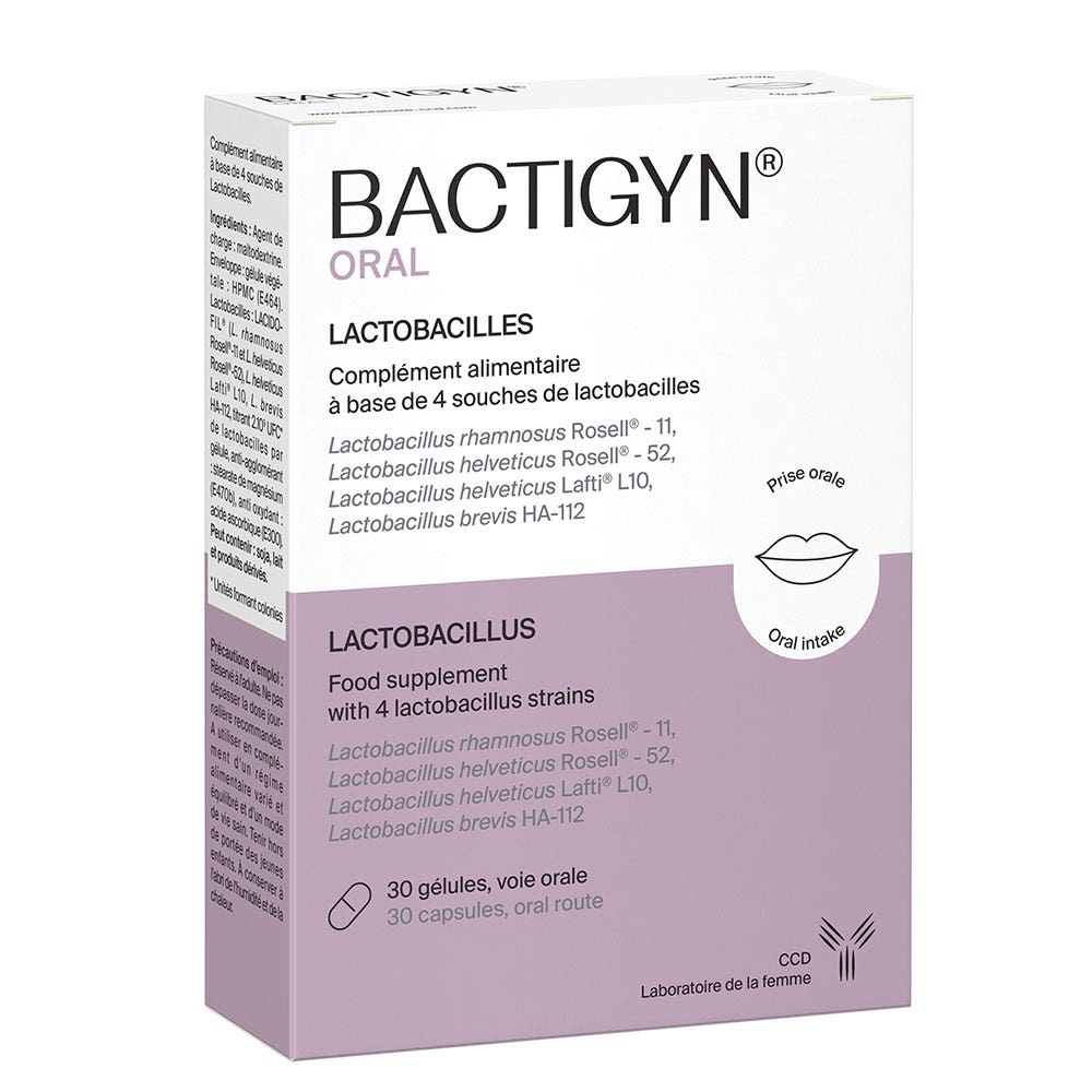 Ccd Bactigyn oral x30 capsules