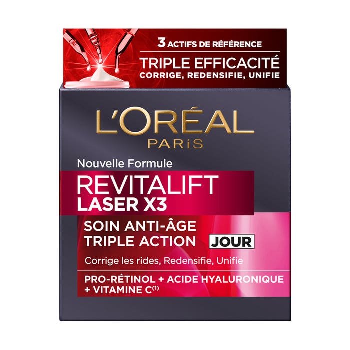 Triple Action Anti-Age Day Care 50ML Revitalift Laser L'Oréal Paris