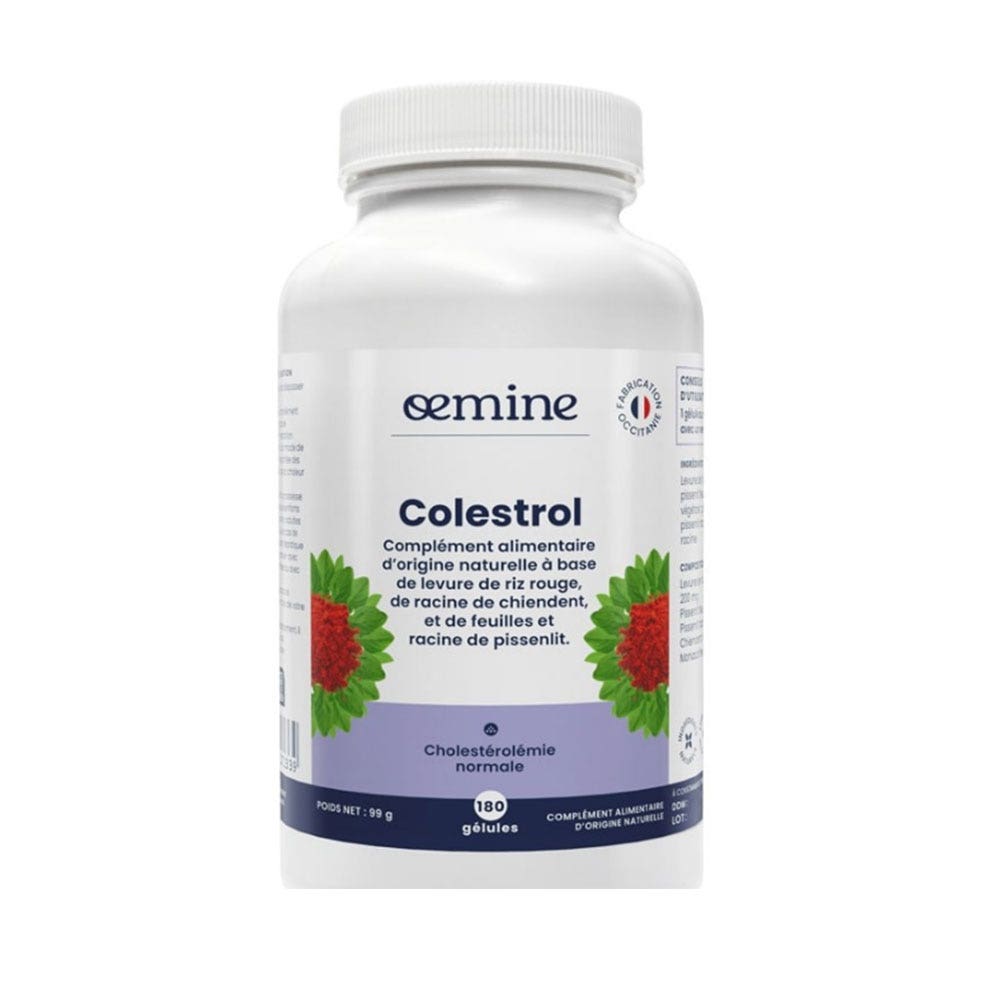 Oemine Colestrol 180 Capsules 180 Gélules