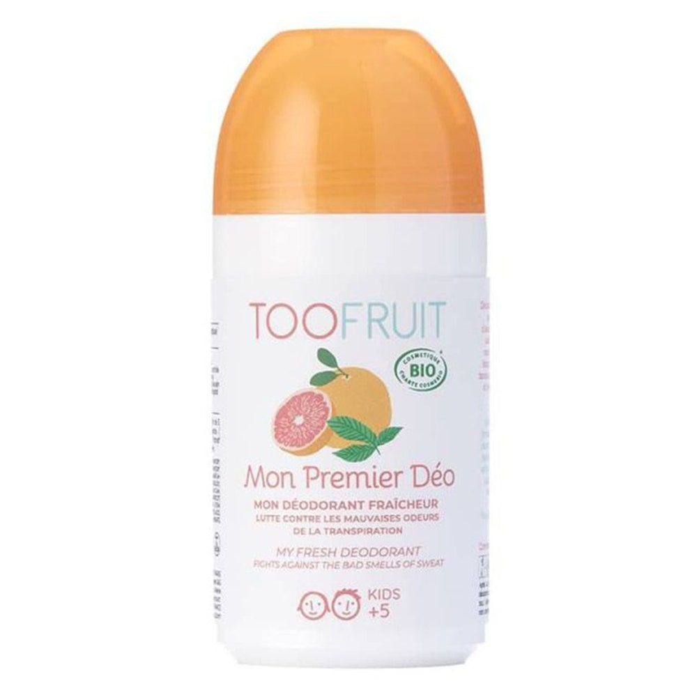 Toofruit Mon Premier Deo Grapefruit and Mint Deodorants for Sensitive Skin 50ML
