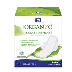 Organyc Super 100% organic cotton towels x10