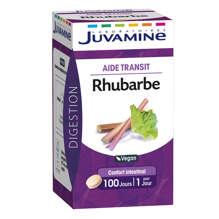 Rhubarb Transit aid 100 Tablets Juvamine