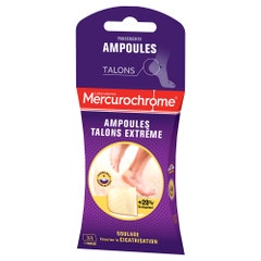 Mercurochrome Extreme heel ampulas Plasters 4 units