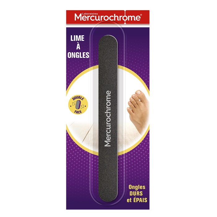 Nail file 1 unit Mercurochrome