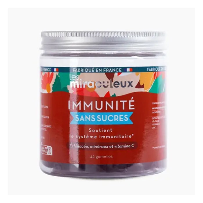 Les Miraculeux Immunity Gummies Cherry Flavoured Sugar-Free x 42